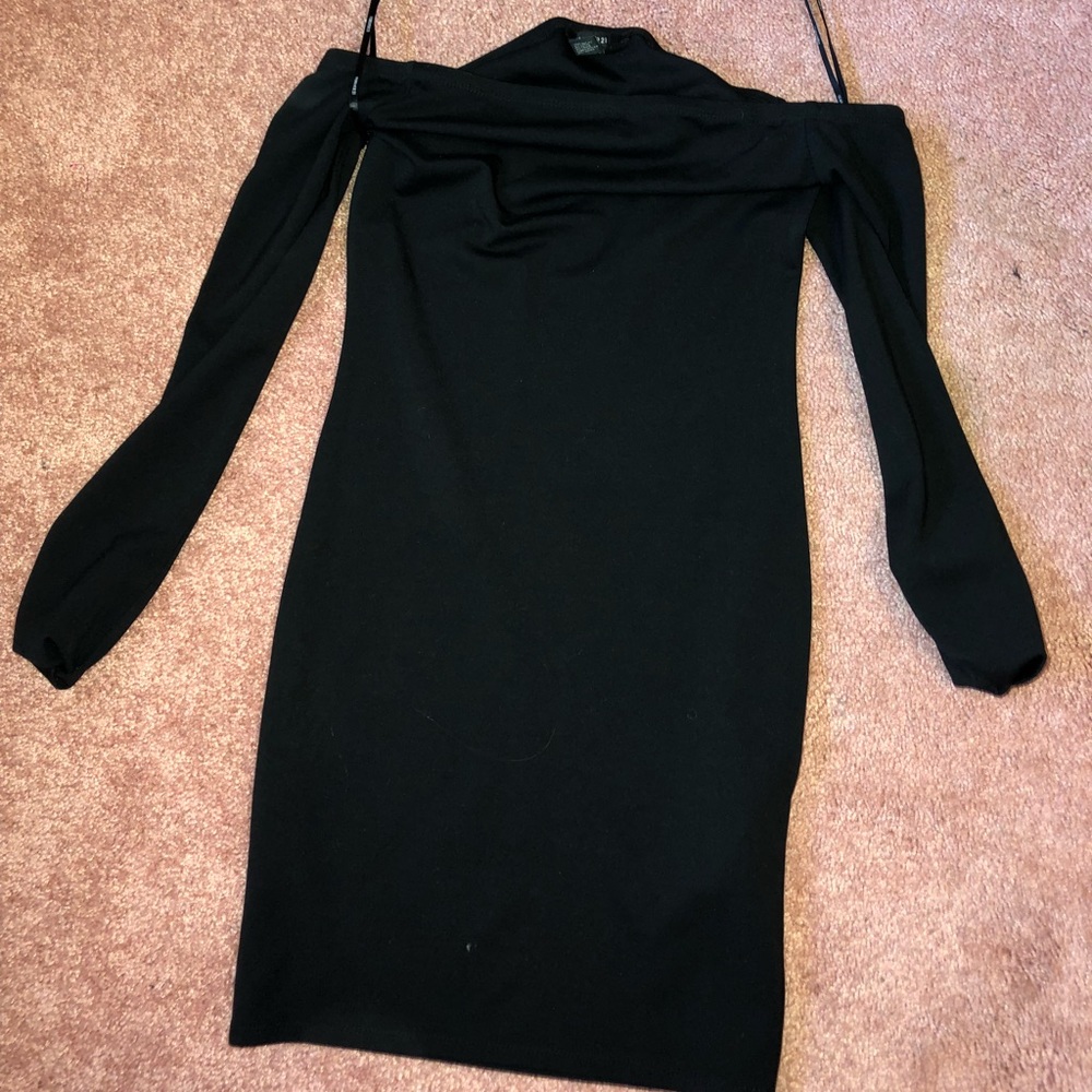 Black Tight Dress (off the shoulder)